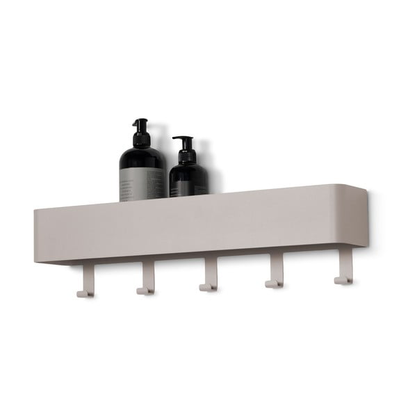 Sieninė taupe spalvos iš plieno vonios lentyna Multi – Spinder Design-image-2