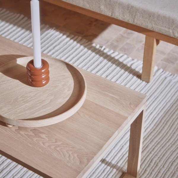 Iš medienos padėklas ø 30 cm Inka – OYOY Living Design-image-3