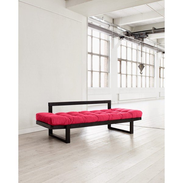 Sofa "Karup Edge" juoda/rožinė-image-2