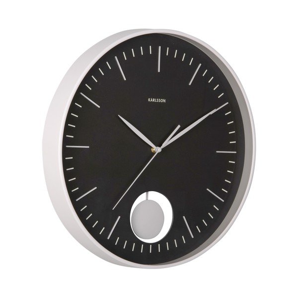 Laikrodis su švytuokle/sieninis ø 41 cm Grato Pendulum – Karlsson-image-2