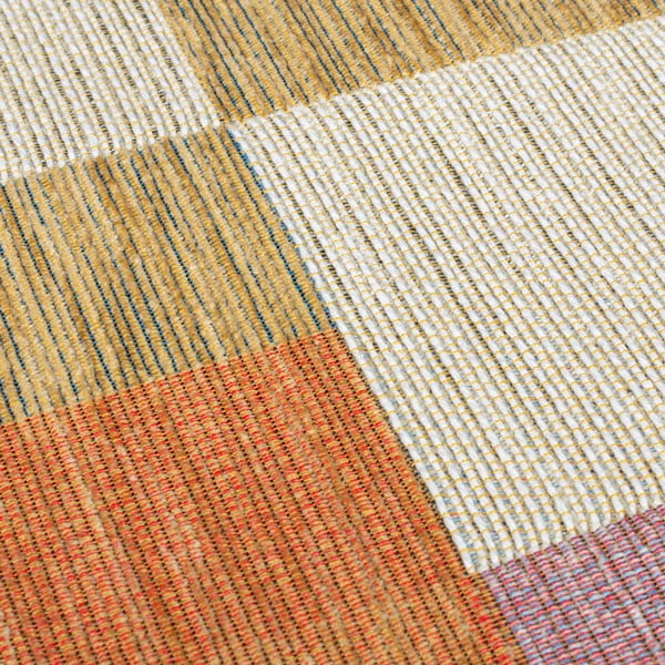 Kilimas oranžinės spalvos/natūralios spalvos 60x230 cm Riley Block Geo – Flair Rugs-image-3