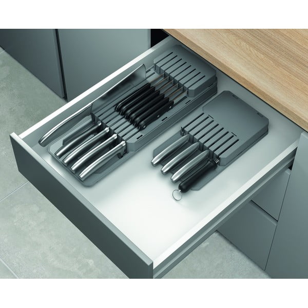 Pilkas stovas peiliams Metaltex-image-1
