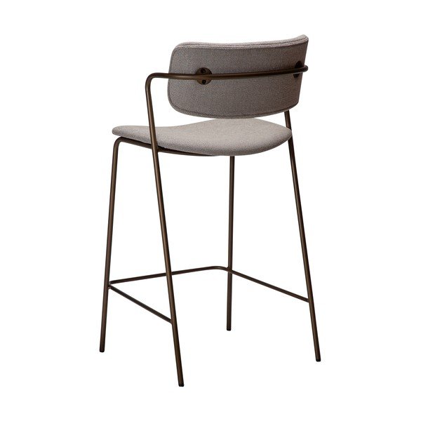 Pilkos spalvos baro taburetė (sėdynės aukštis 67,5 cm) Zed – DAN-FORM Denmark-image-4