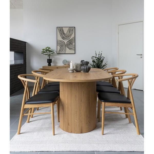 Valgomojo stalas iš tuopos 100x210 cm Boavista – House Nordic-image-1