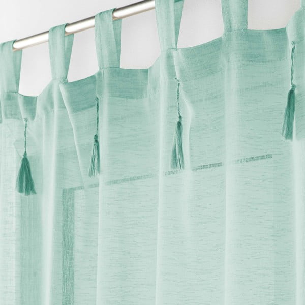 Permatoma užuolaida žalios spalvos 140x240 cm Dalila – douceur d'intérieur-image-1