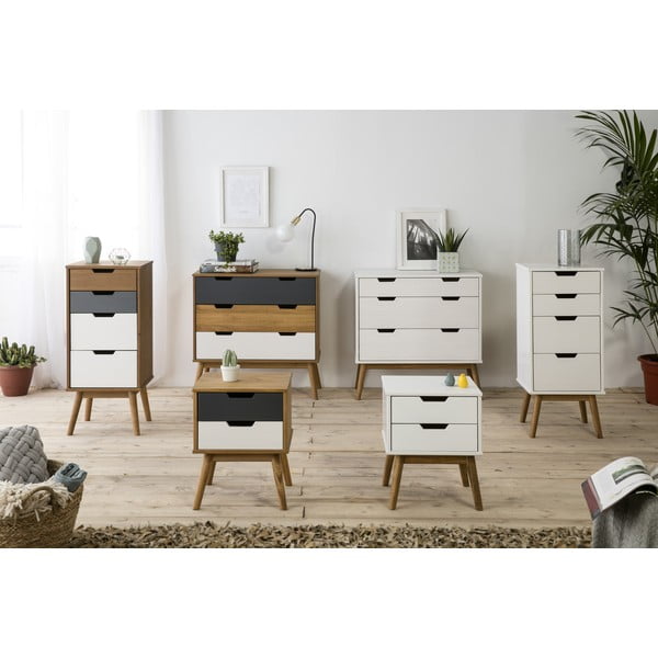 Komoda iš pušies masyvo Marckeric Cusco, plotis 80 cm-image-2