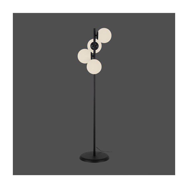 Juodas toršeras Squid Lighting Owl, aukštis 130 cm-image-1