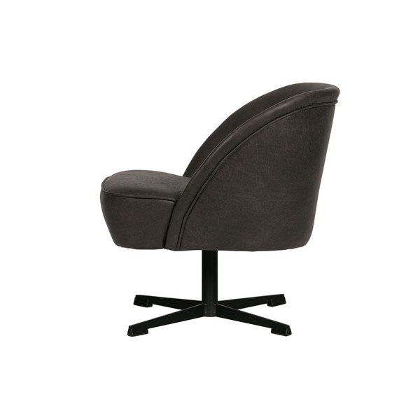 Juodas odinis krėslas BePureHome Vogue-image-2