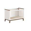 Smėlio spalvos iš pušies masyvo vaikiška lovelė reguliuojamas aukštis 60x120 cm Sezane – Vipack