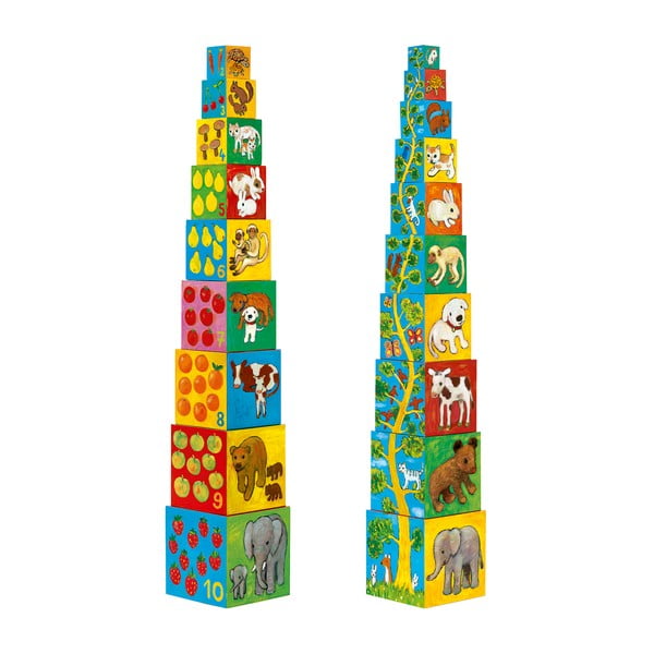Dėžės bokštas Blocks - Djeco
