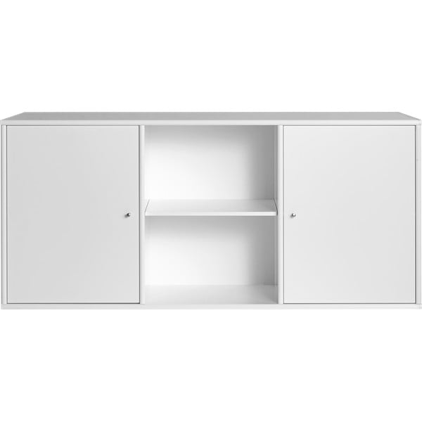Žema pakabinama šoninė spintelė baltos spalvos 133x61 cm Mistral – Hammel Furniture
