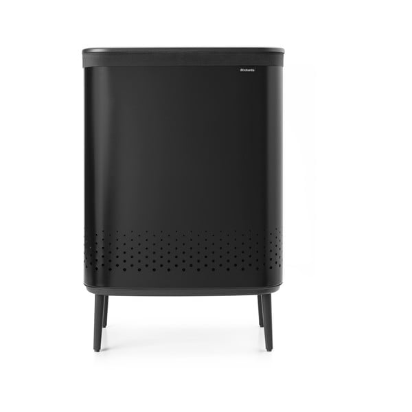 Iš metalo skalbinių krepšys matinės juodos spalvos 90 l Bo Hi – Brabantia-image-4