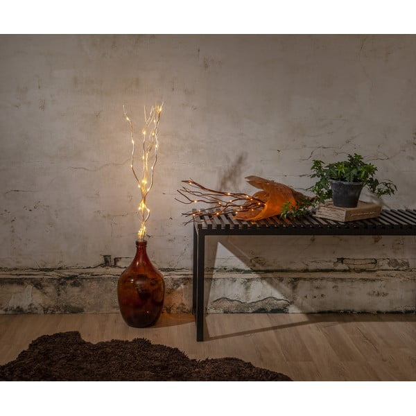 Šviečianti dekoracija baltos spalvos ø 8 cm Willow – Star Trading-image-4
