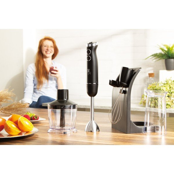 Juodas rankinis plaktuvas Black SIlver Collection - BerlingerHaus-image-1