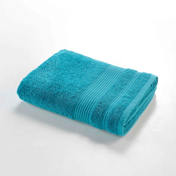Iš frote audinio iš medvilnės vonios rankšluostis mėlynos spalvos 70x130 cm Tendresse – douceur d'intérieur