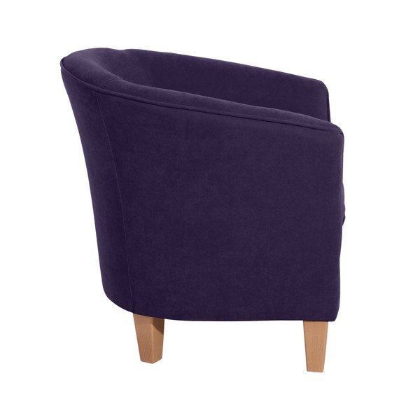 Violetinės spalvos fotelis "Max Winzer Livia-image-1