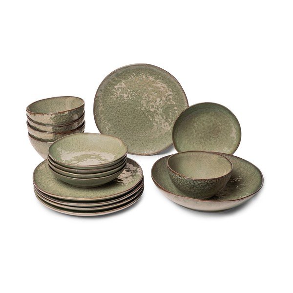 Indų rinkiniai iš molio 16 vnt. 5 žmonėms Nephrite – Bonami Selection