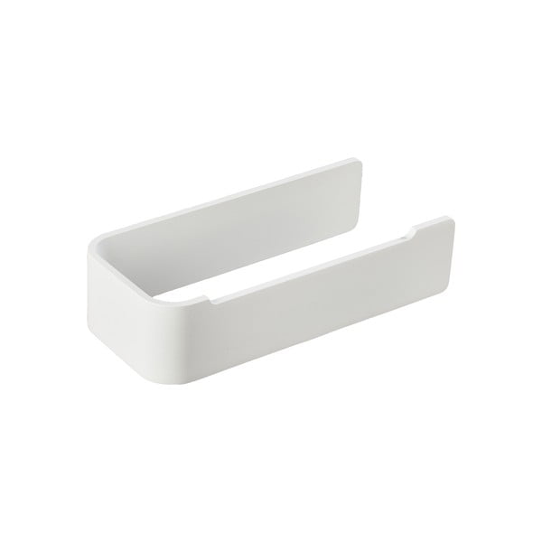 Sieninis baltos spalvos iš metalo laikiklis tualetiniam popieriui Ume – Zone-image-2