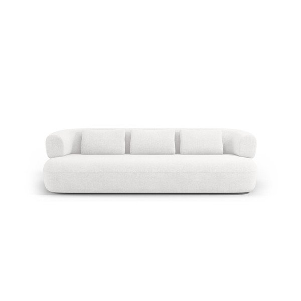 Dramblio kaulo spalvos sofa iš boucle 200 cm Jenny – Micadoni -image-3