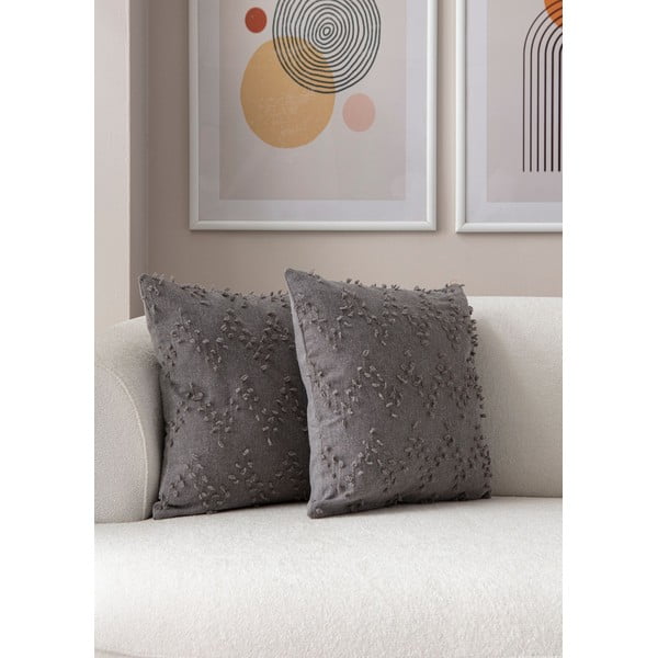 Dekoratyviniai pagalvių užvalkalai 2 vnt. 43x43 cm Tuffet – Mioli Decor-image-3