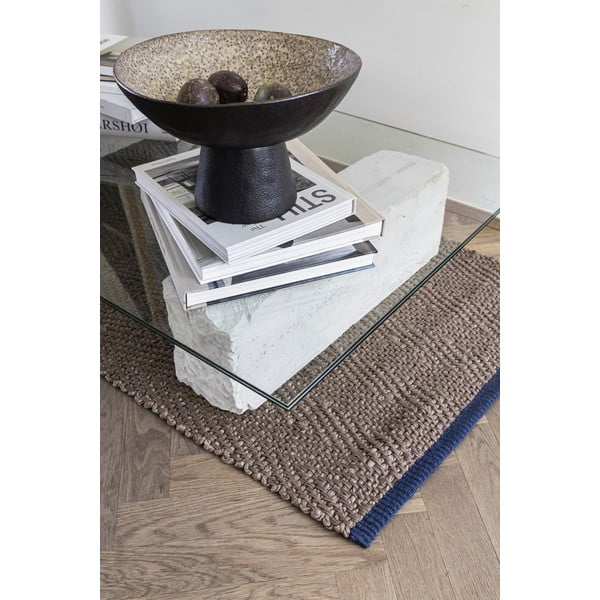 Rudos spalvos iš džiuto kilimas 70x150 cm Notes – Mette Ditmer Denmark-image-1