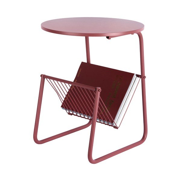 Iš metalo apvalios formos šoninis stalas ø 40 cm Riqueza Revista – Leitmotiv-image-2