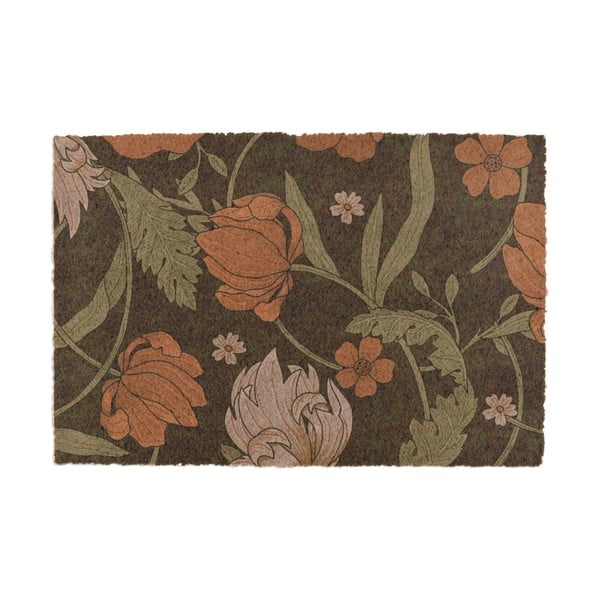 Iš kokoso pluošto grindų kilimėlis 60x90 cm William Morris Rose – Artsy Doormats