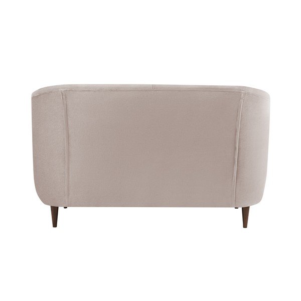 Smėlio spalvos aksominė sofa Kooko Home Glam, 125 cm-image-2
