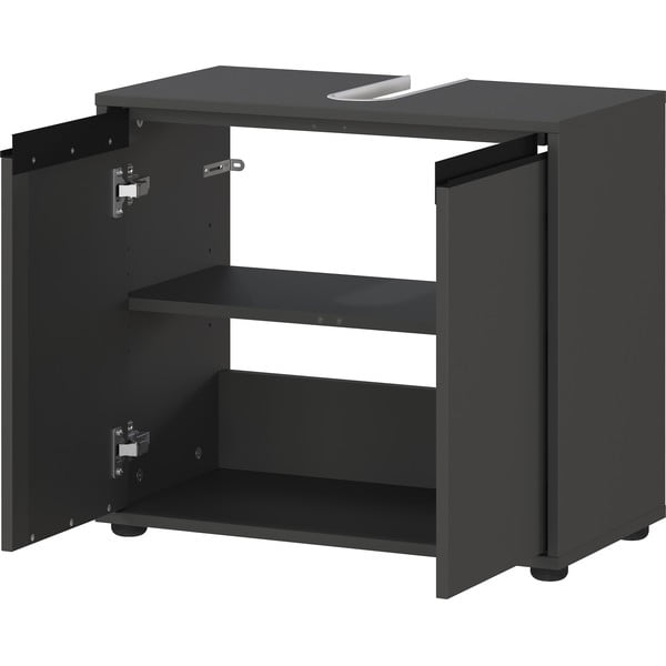 Spintelė po kriaukle antracito spalvos 63x55 cm Lemont – Germania-image-3