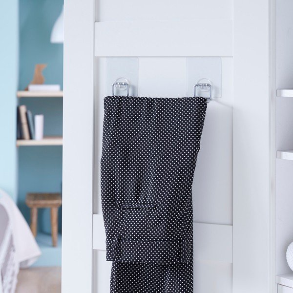 Kompaktorius "Magic Wardrobe" plieninis kelnių stovas-image-4