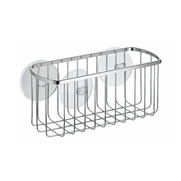 Metalinis krepšelis su siurbtukais iDesign Gia Rectangular-image-1