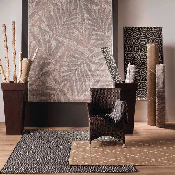 Kilimas šviesiai pilkos spalvos 80x150 cm Palmyre – douceur d'intérieur-image-1