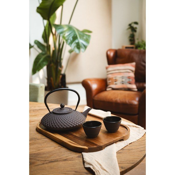 Bordo spalvos iš ketaus arbatinukas 1,25 l Xilin – Bredemeijer-image-1