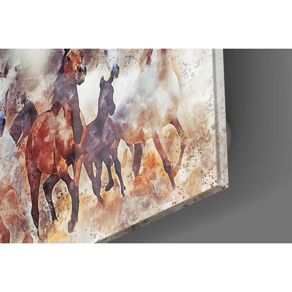 Paveikslas ant stiklo Insigne Horses II-image-1