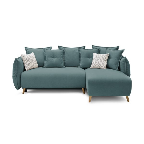 Sulankstoma ((modulinė)) kampinė sofa turkio spalvos Nessa – Bobochic Paris-image-3