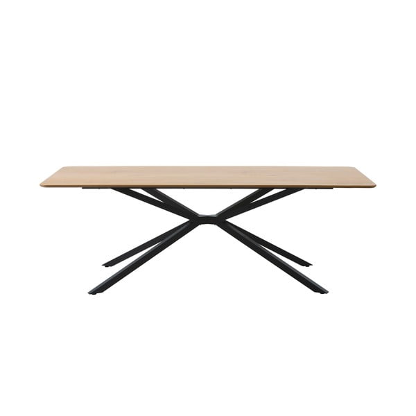 Valgomojo stalas su ąžuolo dekoro stalviršiu 100x200 cm Cesura – Unique Furniture