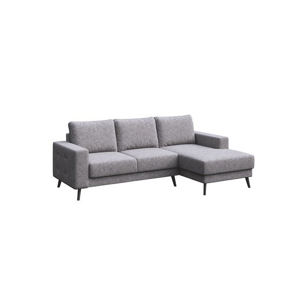 Kampinė sofa pilkos spalvos (su dešiniuoju kampu) Fynn – Ghado-image-2