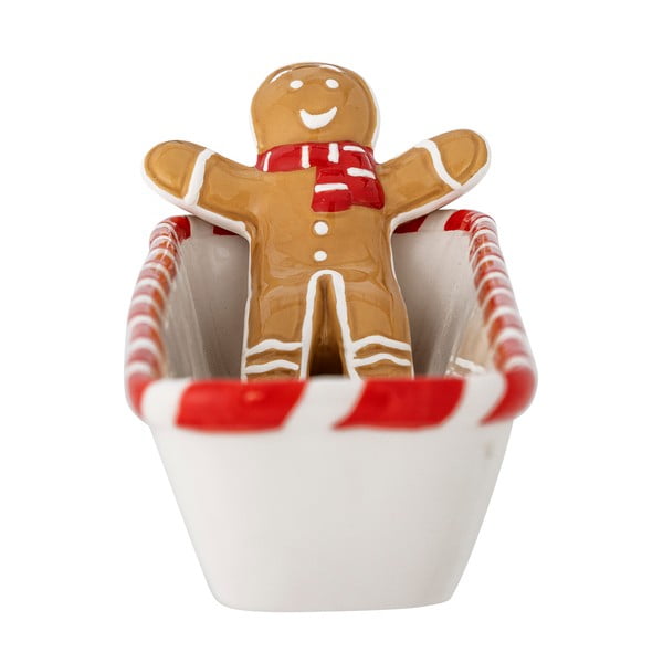 Baltos spalvos iš keramikos mažas dubuo su Kalėdų motyvu 110 ml Ginnie – Bloomingville-image-4