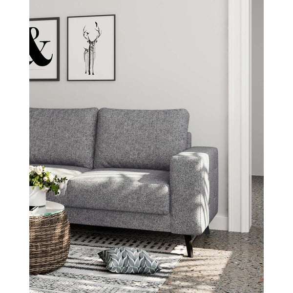 Kampinė sofa pilkos spalvos (su kairiuoju kampu) Fynn – Ghado-image-4