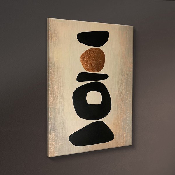 Spausdintas paveikslas tapyba ant drobės 70x100 cm Stones – Styler-image-4