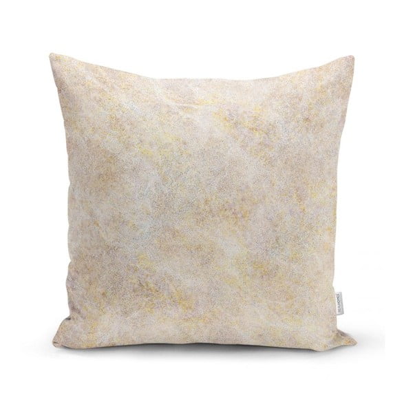 Minimalistiniai pagalvių užvalkalai Smėlio marmuras, 45 x 45 cm