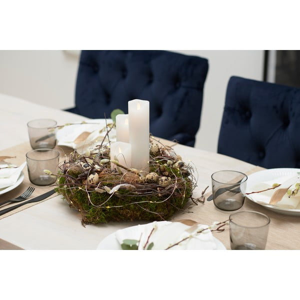 Baltos spalvos šviečianti dekoracija reikia baterijų ø 5 cm Sara Exclusive – Sirius-image-2