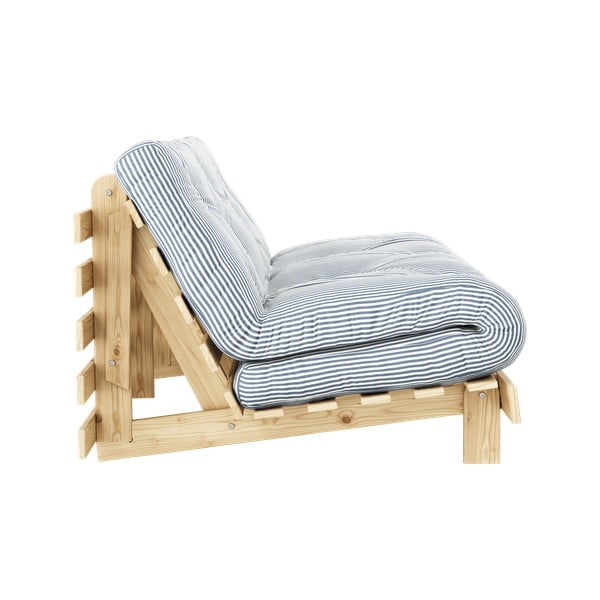 Baltos/šviesiai mėlynos spalvos sofa lova 160 cm Roots - Karup Design-image-3