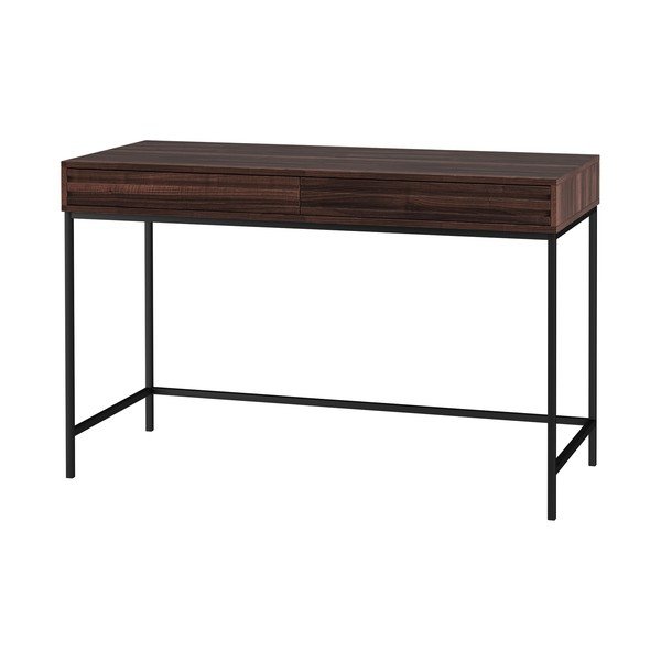 Rašomasis stalas su riešutmedžio dekoro stalviršiu 50x120 cm Celine – Støraa