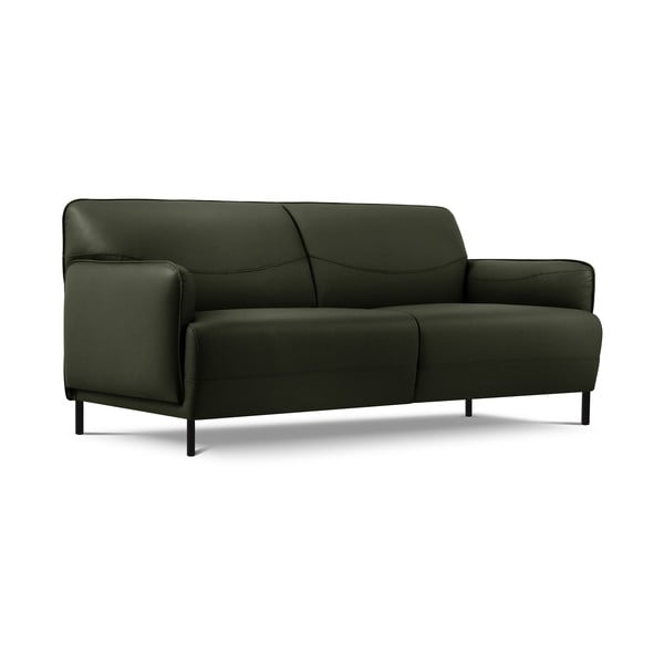Žalia odinė sofa Windsor & Co Sofas Neso, 175 x 90 cm-image-2