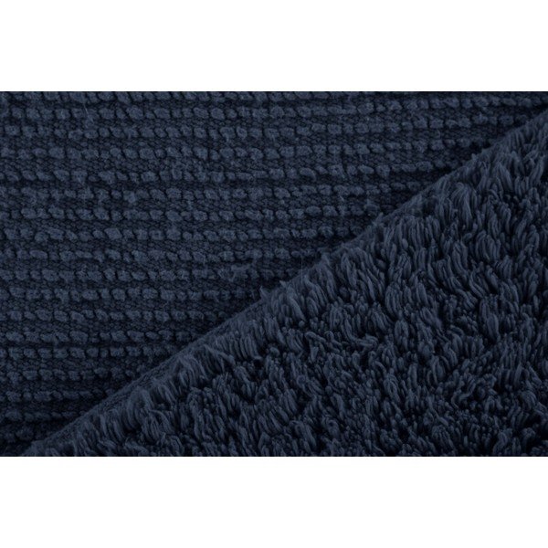 Tamsiai mėlynas vonios kambario kilimėlis 50x45 cm Riva - Tiseco Home Studio-image-1