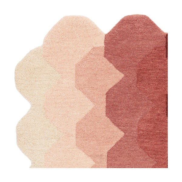 Kilimas iš vilnos rožinės spalvos 120x170 cm Hive – Asiatic Carpets-image-3