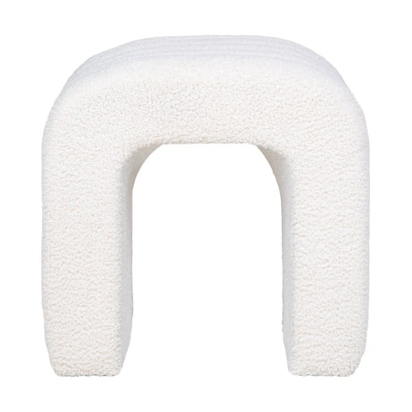Iš boucle pufas baltos spalvos Colma – House Nordic-image-1