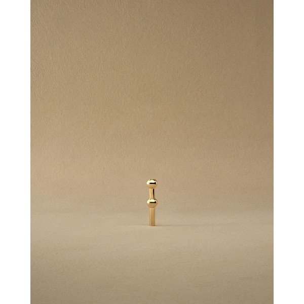 Žalvario spalvos iš metalo vaza (aukštis 10 cm) Nagel – STOFF Nagel-image-4