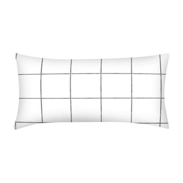 Baltas dekoratyvinis pagalvės užvalkalas iš medvilnės Westwing Collection, 40 x 80 cm